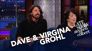 Dave Grohls Mom Virginia Talks About Raising A Rockstar Child [upl. by Ahsinej]