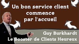 Un bon service client commence par laccueil [upl. by Tutto273]