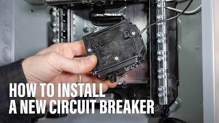 How to Install a New Circuit Breaker [upl. by Sasnak781]