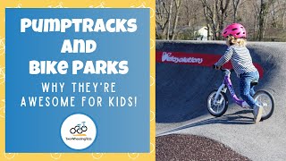 Pumptracks and Bike Parks Why Theyre Awesome for Kids Video Demonstration [upl. by Brie]