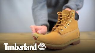 How To Clean Your Suede Nubuck and Canvas Gear  Timberland [upl. by Aehr756]