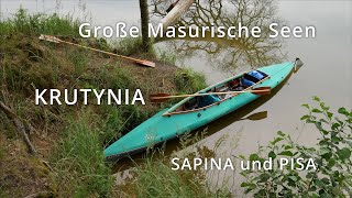 Krutynia • Große Masurische Seen • Sapina • Pisa Kajaktour Faltboot Polen Kayaking Poland [upl. by Ardnahs286]