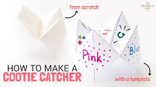 How to Make a Cootie Catcher [upl. by Gimpel]