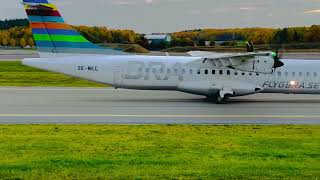 Beautiful Bromma Airport BMA  Flight spotting [upl. by Marline501]