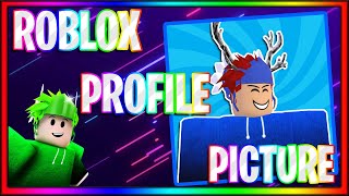 SIMPLE HOW TO CREATE A FREE ROBLOX PROFILE PICTURE [upl. by Lachus]