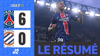 PSG  Montpellier  60  Le Résumé  Ligue 1 202425 [upl. by Leak428]