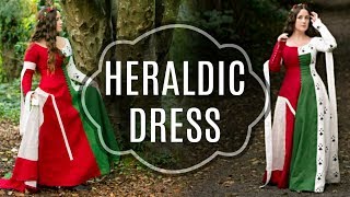 Making a Medieval Heraldic Dress  Extra Long Vid [upl. by Aihsek]