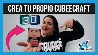 COMO HACER TU PROPIO MUÑECO DE PAPEL ✅ CUBEECRAFT [upl. by Ariik]