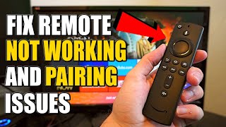 5 STEPS to FIX Fire Stick TV Remote Not Working or Pairing Easy Method [upl. by Scarrow662]