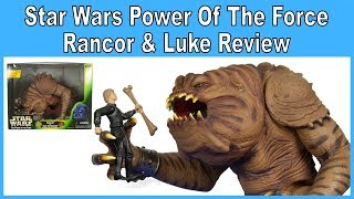 Star Wars POTF Rancor with Luke Skywalker Review [upl. by Groot]