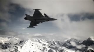 Gripen flight demonstration at Axalp [upl. by Alrad]