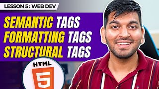 Mastering HTML Tags for Web Development  Episode  5 [upl. by Pernas]