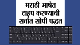 Simplest Way of Marathi Typing  मराठी टायपिंगचा सर्वात सोपा मार्ग [upl. by Tenrag]