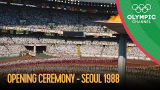 Seoul 1988  Opening Ceremony  Seoul 1988 Replays [upl. by Sarilda]