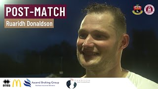 Ruaridh Donaldson Post AFC Sudbury A [upl. by Yeca]