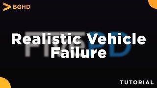 FiveM Realistic Vehicle DamageFailure Script  Install Tutorial [upl. by Holds]