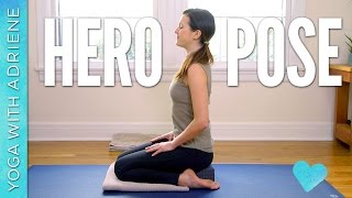 Hero Pose  Virasana  Foundations of Yoga [upl. by Milburn]