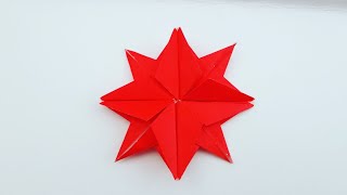 Étoile de Noël origami facile [upl. by Nnaul]