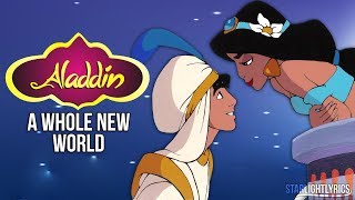 Aladdin  A Whole New World with lyrics HD [upl. by Lledyr]