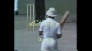 Sunil Gavaskar 121 vs West Indies  Delhi 2nd test 1983 [upl. by Innis]