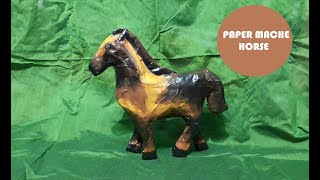 PAPER MACHE HORSE [upl. by Coheman]