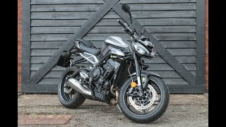 2023 Triumph Street Triple 765 R in Silver Ice [upl. by Kohl279]