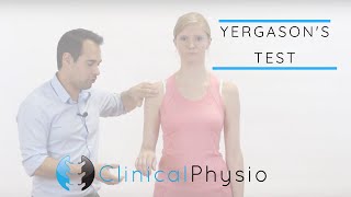 Yergasons Test  Clinical Physio [upl. by Euqinahs]