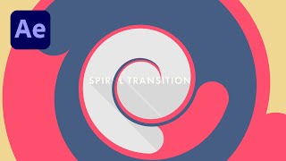 After Effects Smooth Spiral Shape Transitions Tutorial [upl. by Craddock]