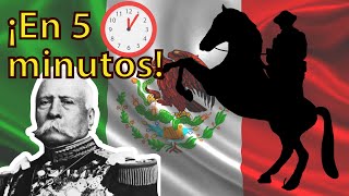 ¡La Revolución Mexicana EN 5 MINUTOS  Resumen [upl. by Zela450]