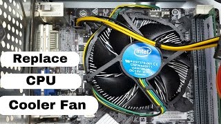 How to Remove and Install the CPU Cooler Fan on Your PC [upl. by Chiang520]