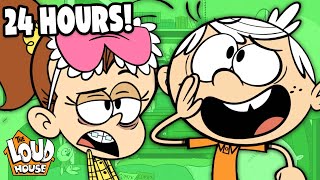 24 Hours Inside The Loud House 🏡  The Loud House [upl. by Danby]