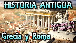 Resumen HISTORIA ANTIGUA  Grecia y Roma Documental [upl. by Nered]