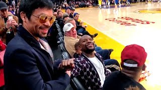 Manny Pacquiao amp Floyd Mayweather met again tonight at Staples Center [upl. by Jeremiah464]