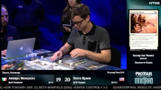 Pro Tour Shadows over Innistrad Finals Andrea Mengucci vs Steve Rubin [upl. by Pegasus314]