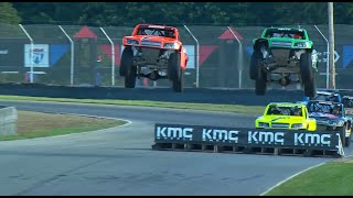 FINAL 3 LAPS  2019 MidOhio Stadium SUPER Trucks Race 1 [upl. by Davison]