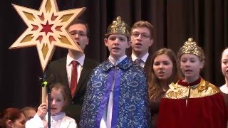 quotNun sehet den Stern den wir bringenquot Sternsinger beim Neujahrsempfang 2016 [upl. by Noe340]