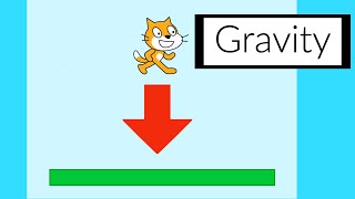 How to make GRAVITY in Scratch Programming [upl. by Aleek]