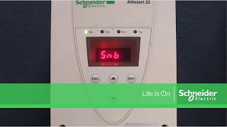 Troubleshooting SnbF Fault on Altistart 22  Schneider Electric Support [upl. by Seel732]