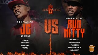 JC VS RUM NITTY SMACK URL RAP BATTLE  URLTV [upl. by Beauvais]