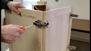 How To Install Corner Susan Door Hinges [upl. by Eihtur]