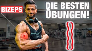 Die 3 BESTEN Bizeps Übungen für Zuhause OHNE GERÄTE [upl. by Salba]