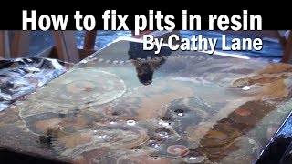 How To Fix Pits In Resin [upl. by Aicetal19]