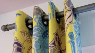 How to Make a Grommet Curtain [upl. by Harrad]