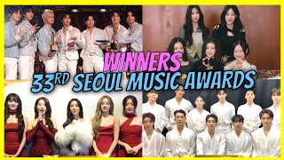 33rd Seoul Music Awards WINNERS [upl. by Ellatnahc296]