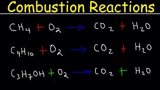 Balancing Combustion Reactions [upl. by Eatnad450]