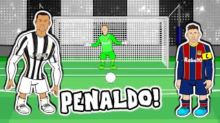 ⚽PENALDO⚽ Barcelona 03 Juventus Ronaldo vs Messi Goals Highlights Penalties Champions League 2020 [upl. by Arakaj]