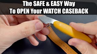 🛠 How to remove ALL Watch Casebacks Without Causing Damage or Scratches  The SAFE amp EASY WAY 🛠 [upl. by Rowen]