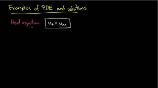 PDE 1  Introduction [upl. by Volotta]