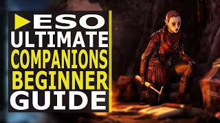 ESO Ultimate Companions Beginner Guide  Overview and Tips 2021 [upl. by Alfreda]