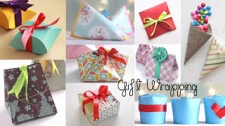 10 Fantastic Gift Wrap Ideas  Paper Crafts  Compilation [upl. by Sitof]